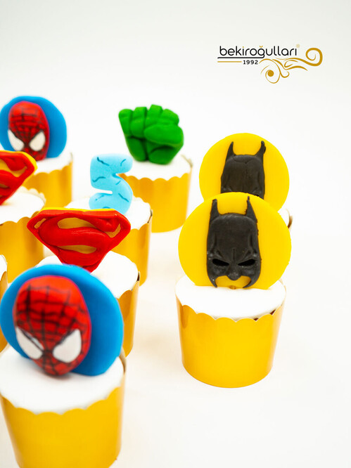 Süper Kahramanlar Cupcake