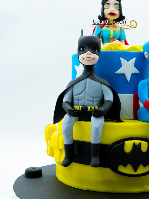 Süper Kahramanlar Konsept Pasta