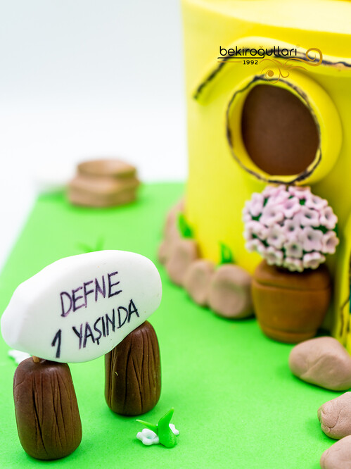 Taşdevri Temalı Konsept Pasta