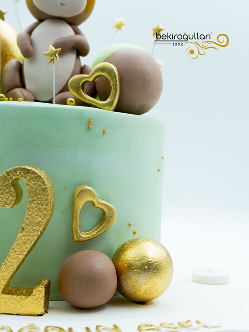 Tavşan ve Toplar Konsept Pasta