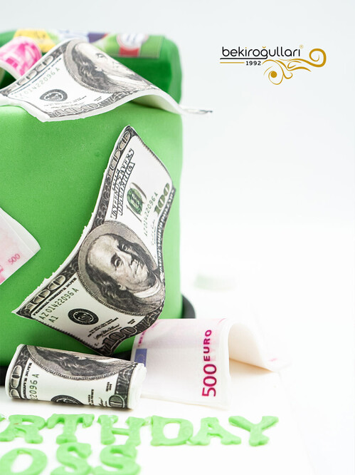 Temizlik Malzemesi ve Dolarlar Konsept Pasta