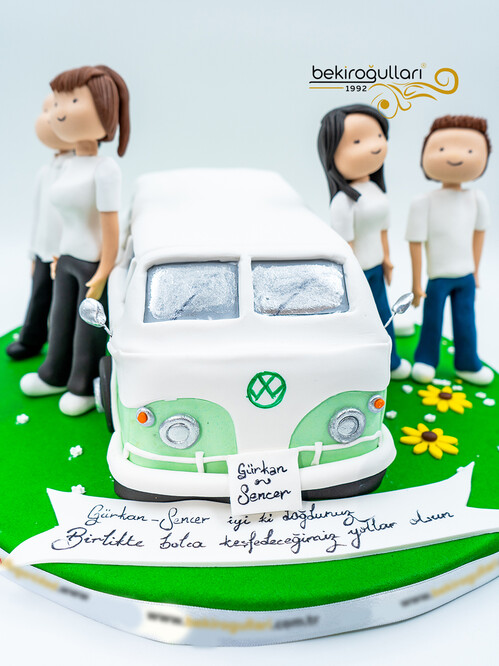 Vosvos Temalı Konsept Pasta