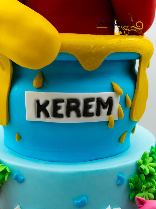 Winnie The Pooh Tasarım Pasta