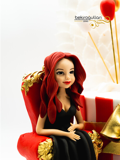 Yetişkin Kadın Model Konsept Pasta