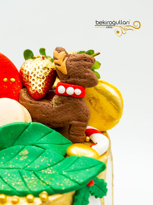 Yılbaşı Temalı Konsept Pasta