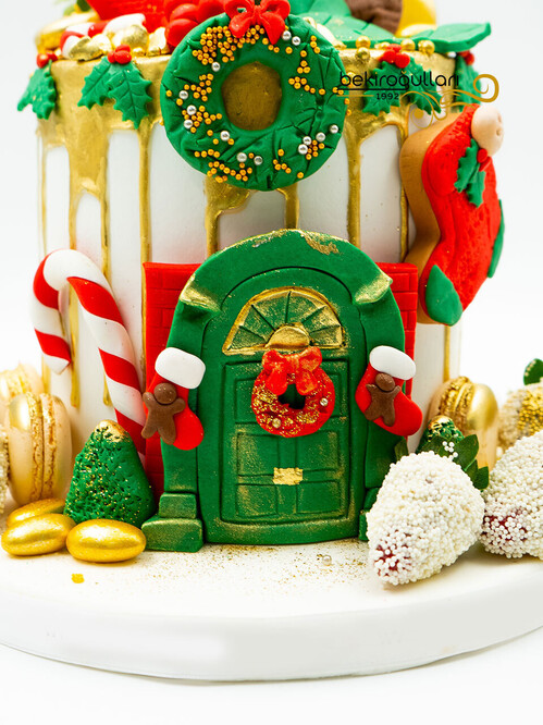 Yılbaşı Temalı Konsept Pasta