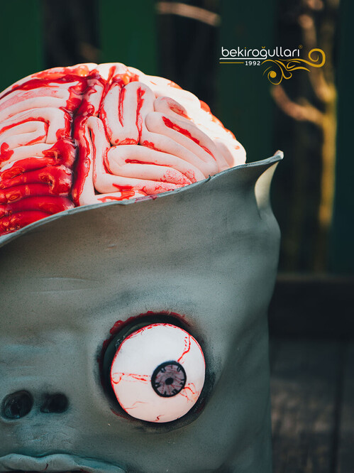 Zombi Temalı Konsept Pasta