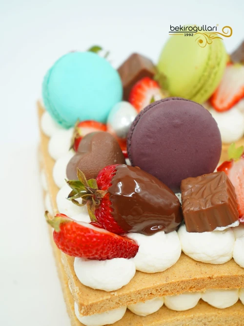 5 Rakamı Kurabiye Pasta