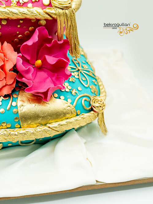 Alaaddinin Sihirli Lambası Tasarım Pasta