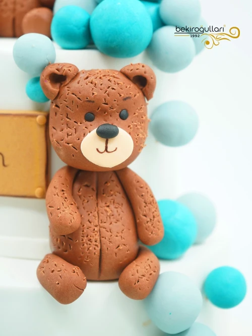 Ayıcık Ve Toplar Tasarım Pasta