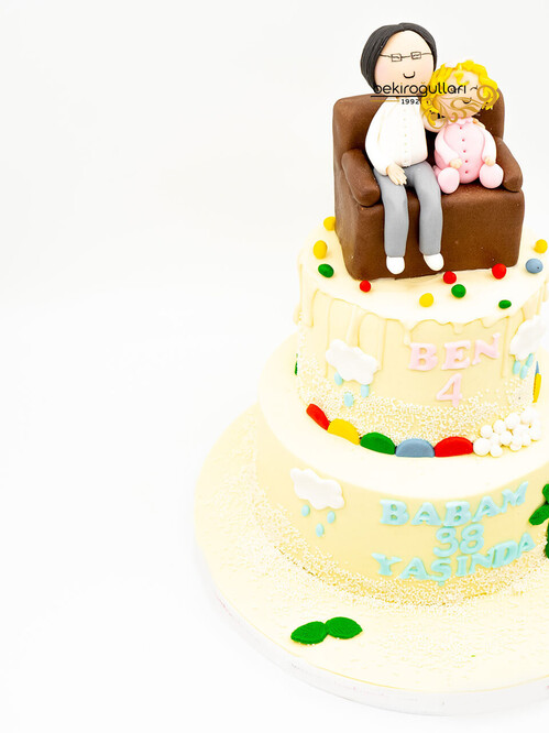 Baba Kız Konsept Pasta