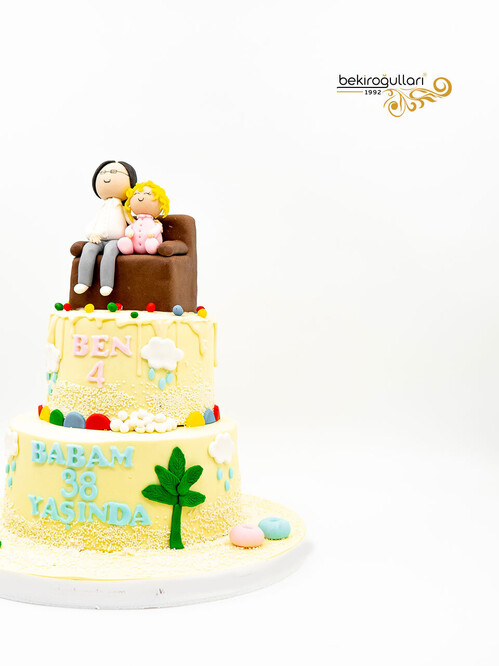 Baba Kız Konsept Pasta