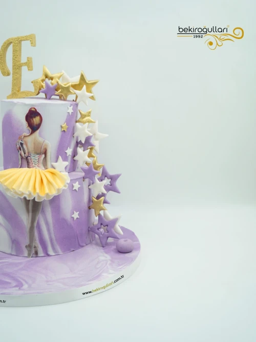 Balerin Detaylı Butik Pasta