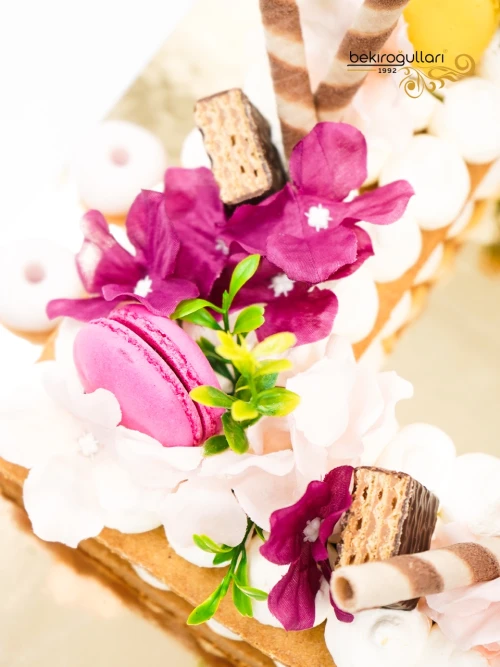 D Harf Kurabiye Pasta