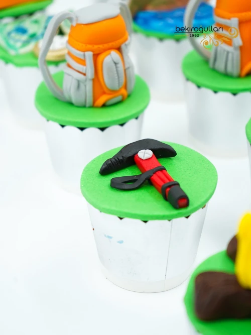 Dağcılık Konsept Cupcake