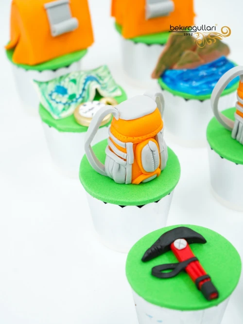 Dağcılık Konsept Cupcake