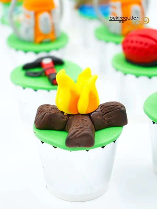 Dağcılık Konsept Cupcake