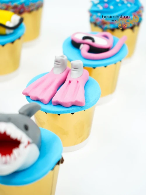 Dalış Konsept Cupcake