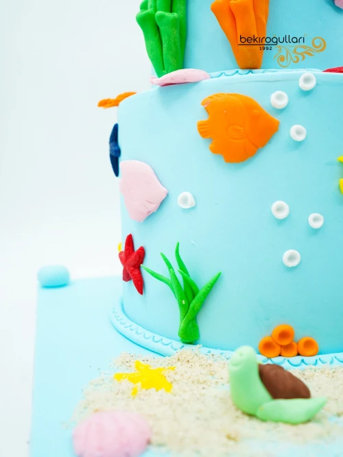 Deniz Canlıları Butik Pasta