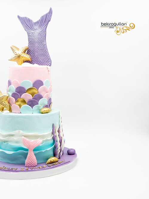 Deniz Kızı Konsept Pasta