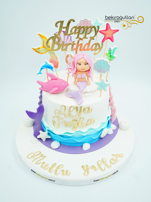 Deniz Kızı Konsept Pasta