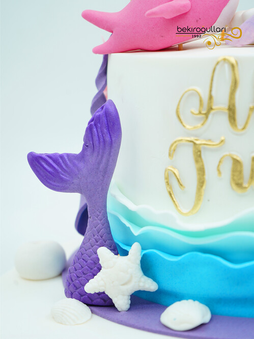 Deniz Kızı Konsept Pasta