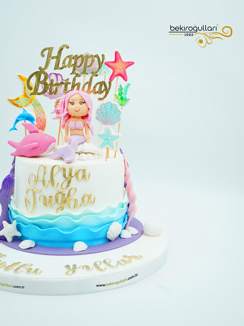 Deniz Kızı Konsept Pasta
