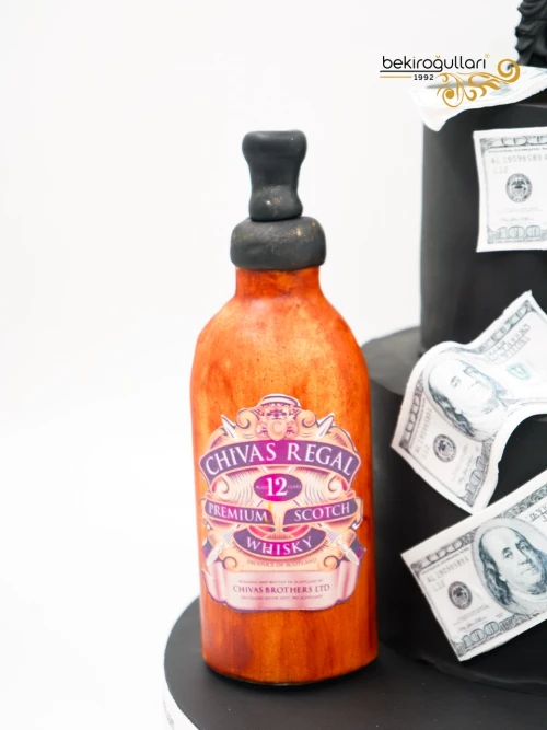 Dolar Ve Çerçeve Detay Butik Pasta