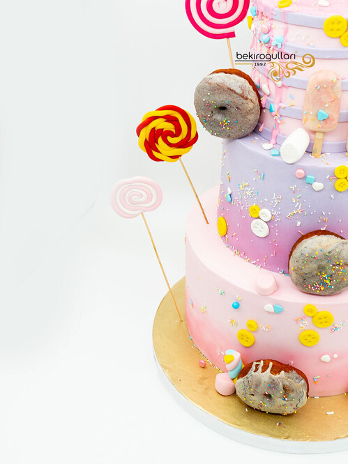 Dondurma Detaylı Butik Pasta