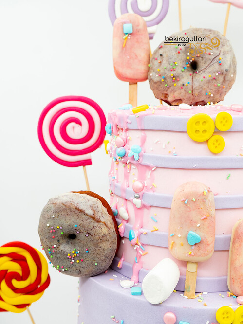 Dondurma Detaylı Butik Pasta