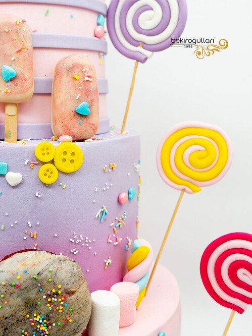 Dondurma Detaylı Butik Pasta