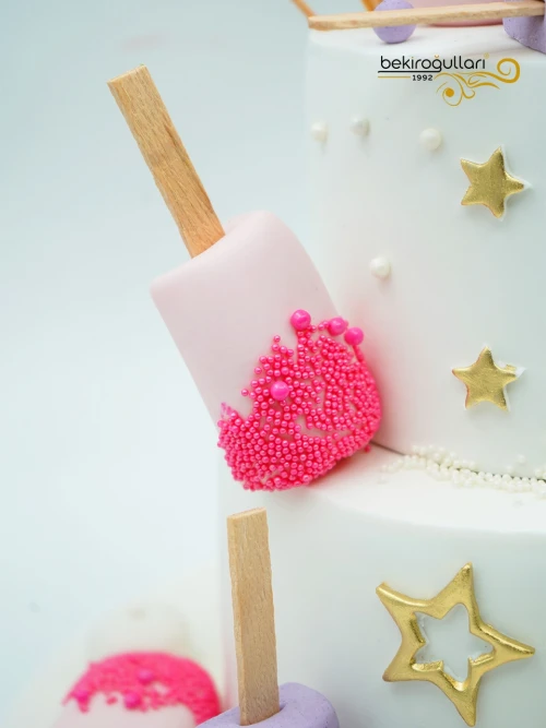 Dondurma Temalı Butik Pasta