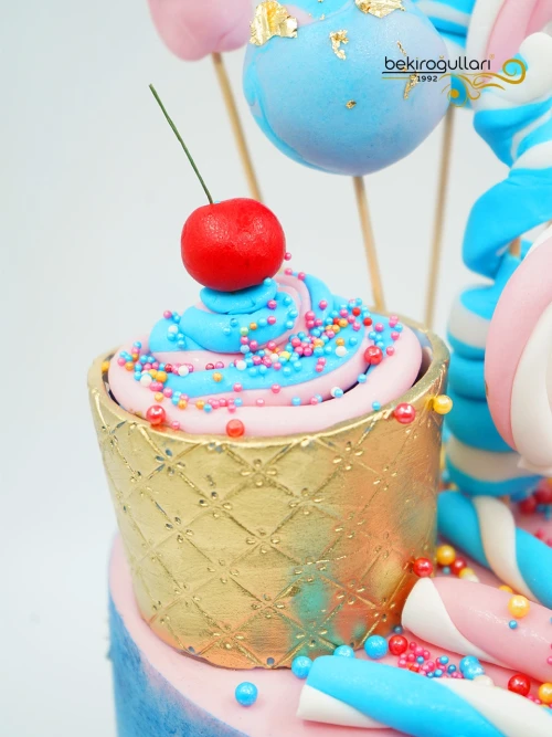 Dondurma Temalı Butik Pasta