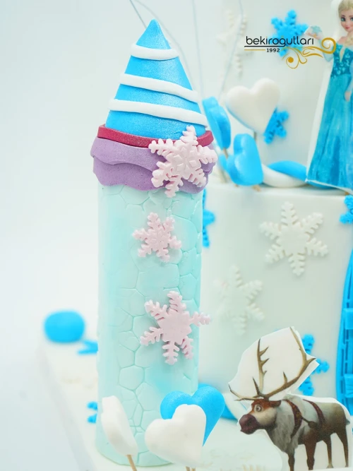 Elsa Konsept Şato Tasarım Pasta