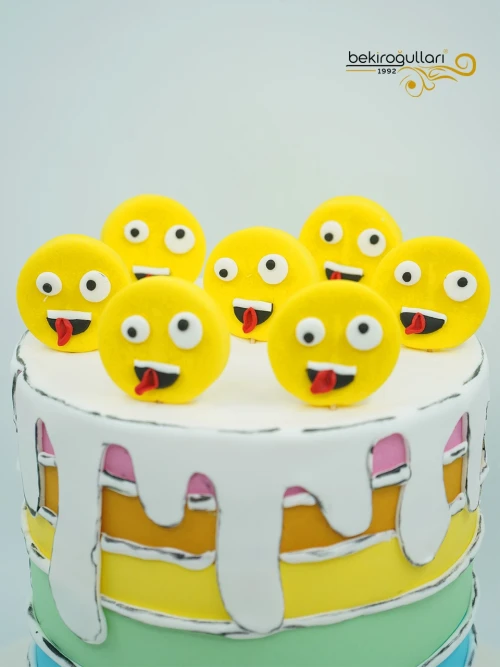 Emoji Detaylı Konsept  Pasta