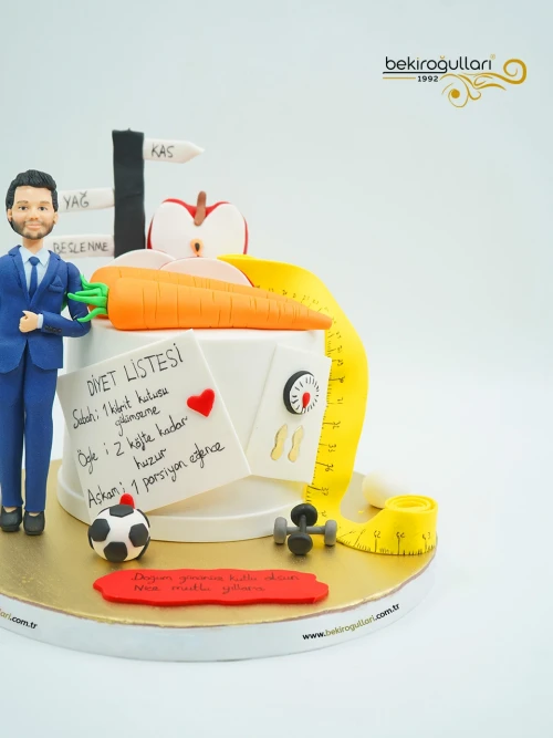 Figür Detaylı Diyetisyen Pasta