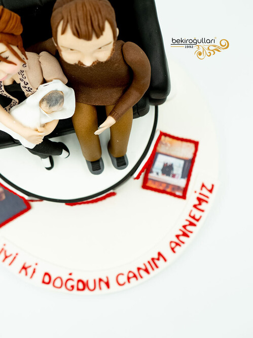 Fotoğraf Detaylı Aile Konsept Pasta