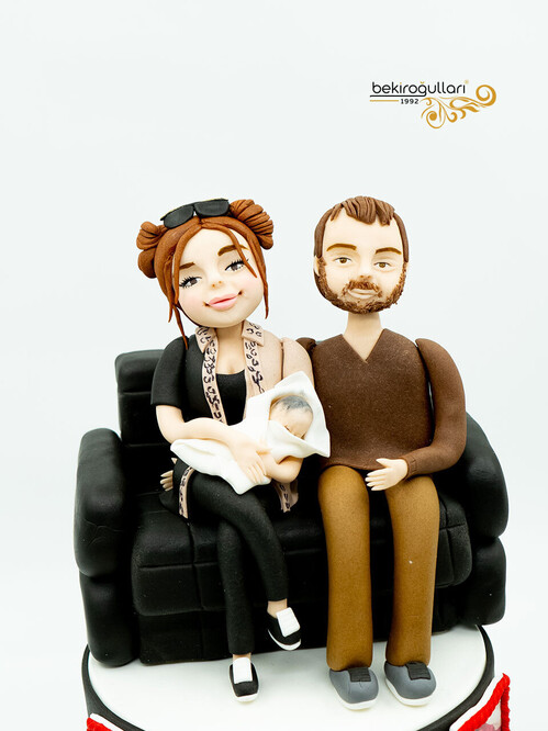 Fotoğraf Detaylı Aile Konsept Pasta