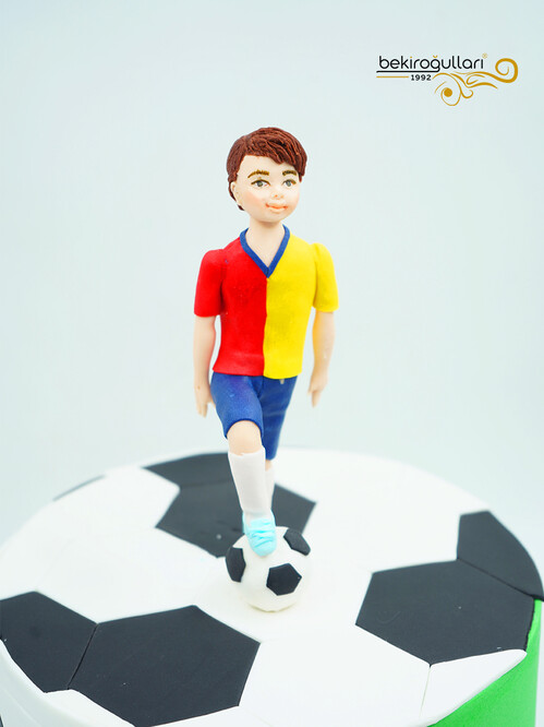 Futbolcu Figür Konsept Pasta