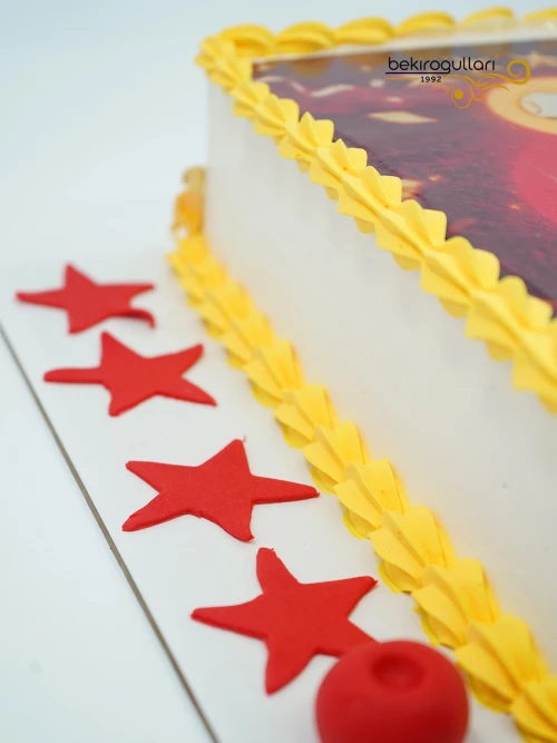 Galatasaray Temalı Resimli Pasta