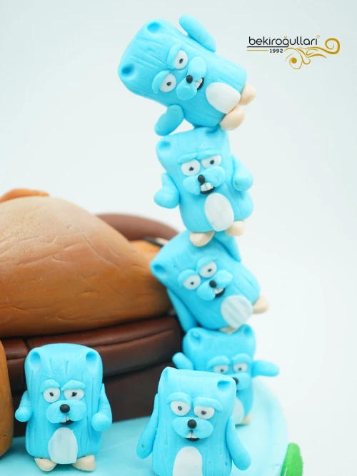 Grizzy ve Lemmingler Butik Pasta