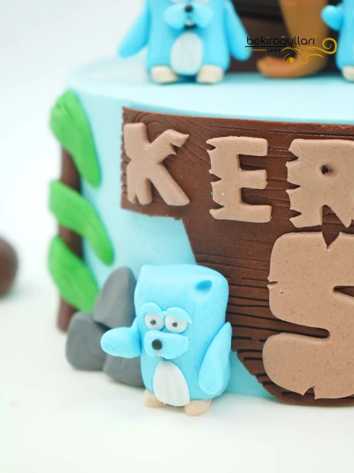 Grizzy ve Lemmingler Butik Pasta