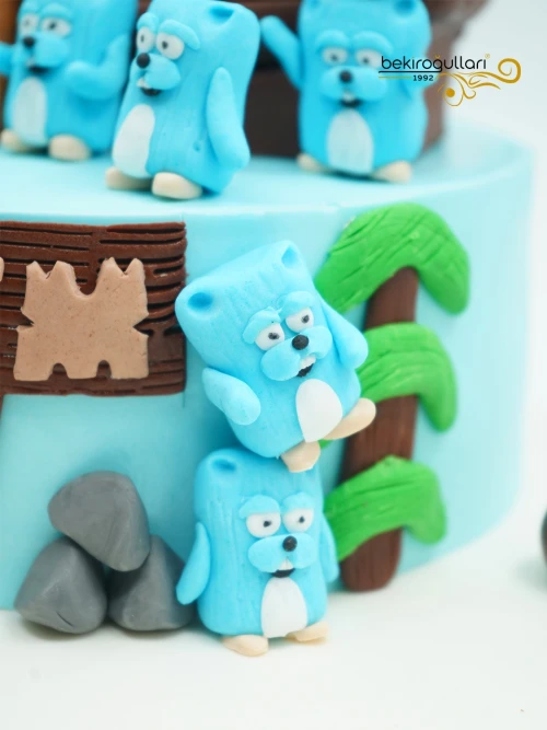 Grizzy ve Lemmingler Butik Pasta