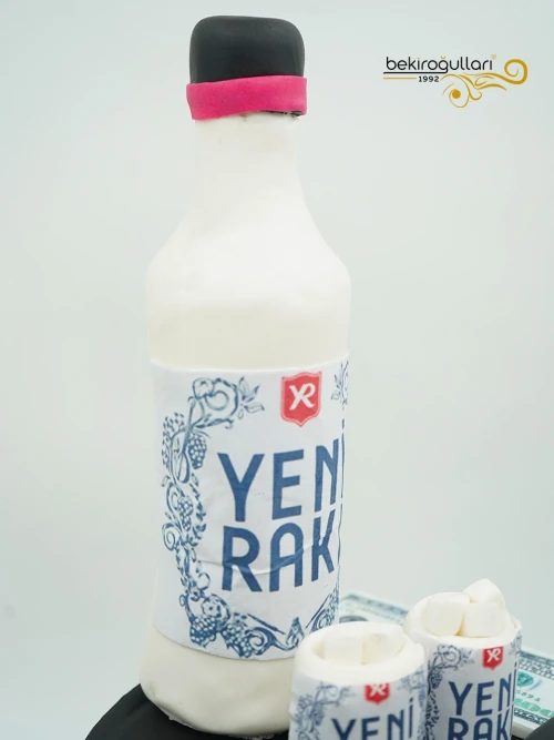 Harf Detaylı Rakı Butik Pasta