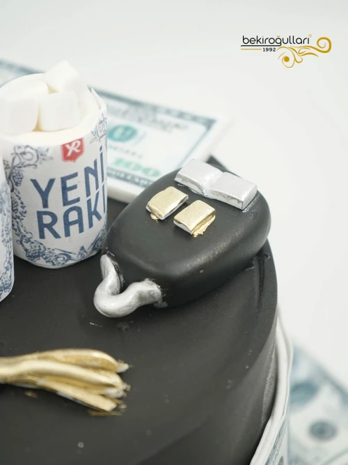 Harf Detaylı Rakı Butik Pasta