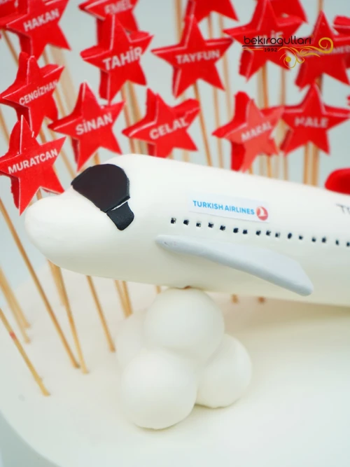 Hostes Temalı Butik Pasta