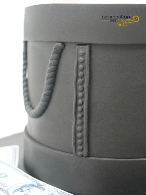 İçecek Temalı Kova Butik Pasta