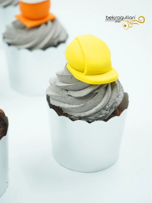 İş Makinesi Konsept Cupcake