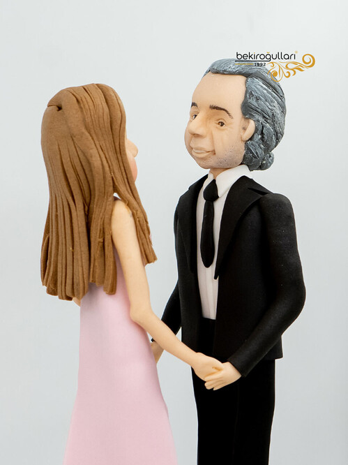 Kadın Erkek Figürlü Butik Pasta