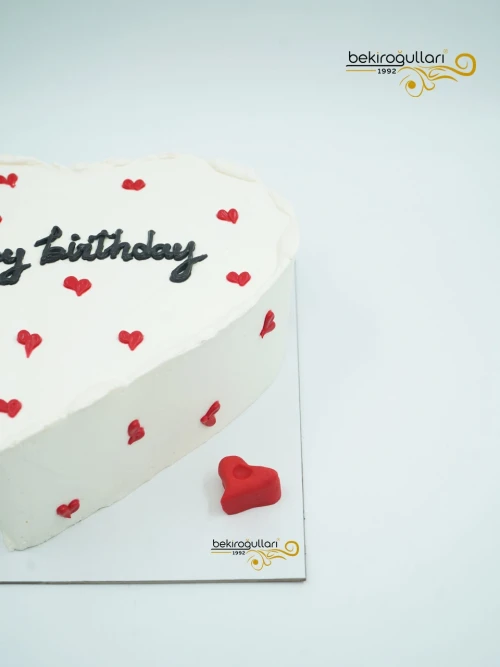 Kalp Detaylı Naked Pasta